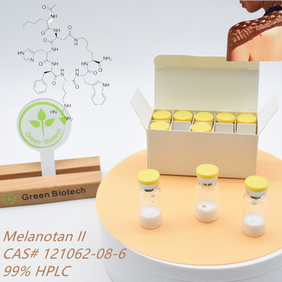 Mayorista Melanotan II orgánico 99,9% puro para el bronceado de la piel 10 mg