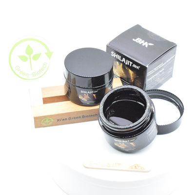 Suministro de fábrica Extracto vegetal puro Resina de shilajit rica en 50% de ácido fulvíco