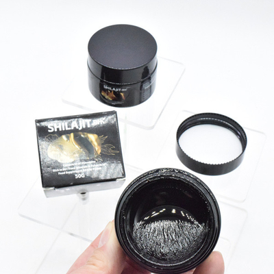 OEM Resina de Shilajit de etiqueta privada con ácido fulvico, suplemento de resina de Shilajit del Himalaya