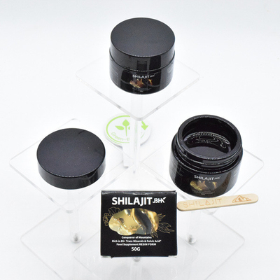 Resina 100% pura de Shilajit con ácido fulvico rico, resina de Shilajit del Himalaya