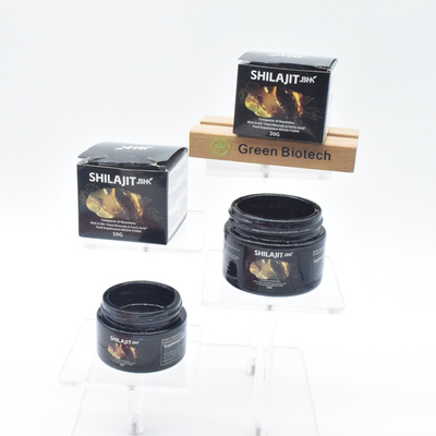 La fábrica suministra resina pura de Shilajit natural a granel con ácido fulvico