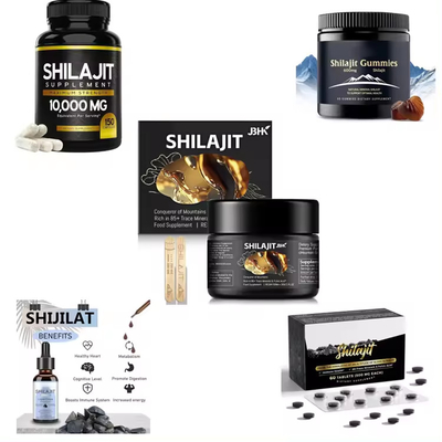 Las plantas naturales extraen resina de Shilajit orgánica pura