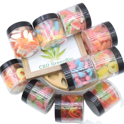 Los gusanos gomosos superiores del grado CBD ayudan a una recuperación más rápida Omega 3 anillos gomosos de CBD