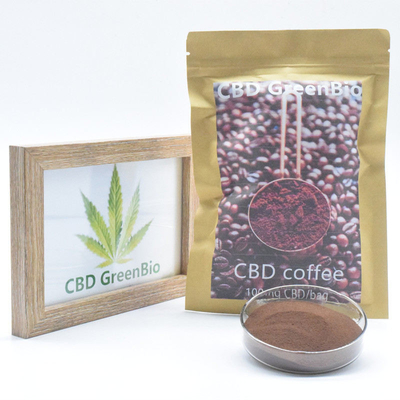 Lanzamiento herbario del dolor del extracto del café lleno del espectro CBD de GreenBio 100g