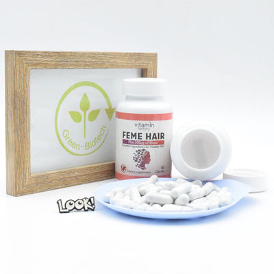 La piel dietética del clavo del pelo de la biotina del suplemento del pelo de la categoría alimenticia encapsula venta caliente