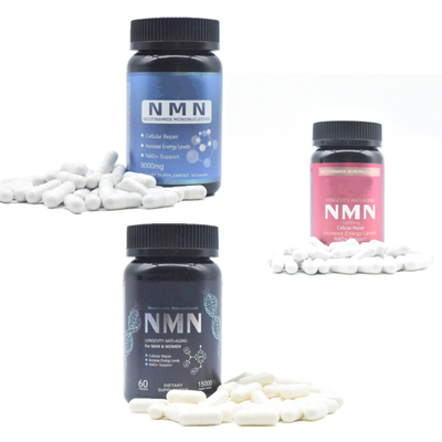 etiqueta privada GMP kosher del suplemento de la cápsula NMN de 1000mg 1500mg