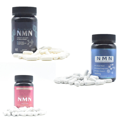 El mononucleótido NMN 1000mg de la niconamida encapsula 500mg 1200mg 1500mg