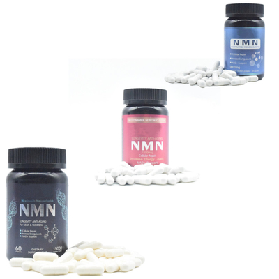 El mononucleótido NMN 1000mg de la niconamida encapsula 500mg 1200mg 1500mg