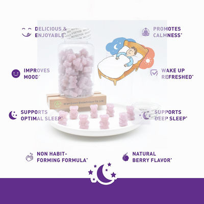 El oso gomoso de la vitamina del sueño para los adultos mejora calidad del sueño