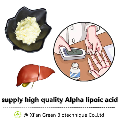 Materiales 1077-28-7 de Alpha Lipoic Acid CAS Alpha Lipoic Acid Powder Raw