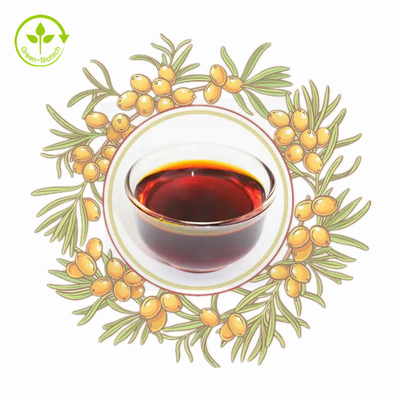 La planta natural orgánica extrae el aceite de la fruta del espino cerval de mar del aceite de semilla del espino cerval de mar