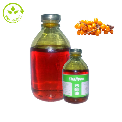 La planta natural orgánica extrae el aceite de la fruta del espino cerval de mar del aceite de semilla del espino cerval de mar