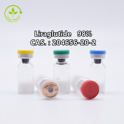 Embalaje de la botella de la penicilina de los análogos del polvo GLP-1 del Cas 204656-20-2 el 98% Liraglutide