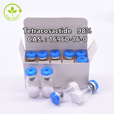 Embalaje análogo de la botella de la penicilina de las HORMONAS ADRENOCORTICOTRÓFICAS del polvo del Cas 16960-16-0 el 98% Tetracosactide