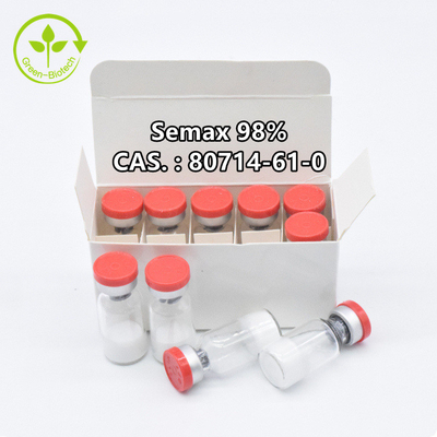 L-Methionyl-L-Α-glutamil Histidyl-L-Phenylalanyl-L-Prolyl Glycyl-L- ProLine del polvo del Cas 80714-61-0 el 98% Semax