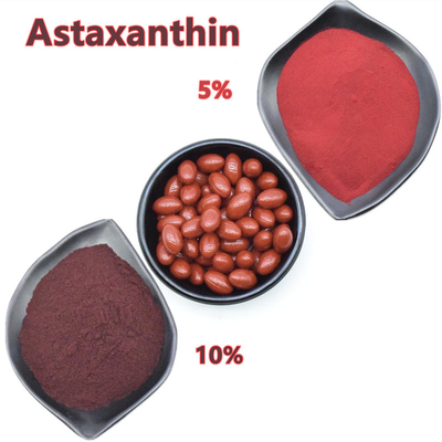 Añadido natural puro de la alimentación de los pescados del polvo de la astaxantina del 100%/grado cosmético