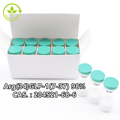 Polvo Arg34-GLP-1 (7-37) de Arg (34) GLP-1 (7-37) CAS 204521-68-6 el 98%