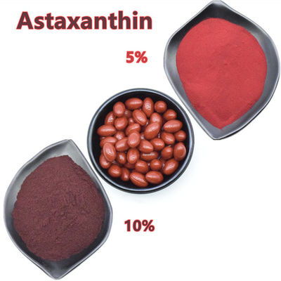 Polvo natural puro el 1% - el 10% de la astaxantina del extracto del Pluvialis de Haematococcus