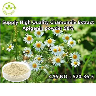 La apigenina natural del extracto de la manzanilla de los extractos de la planta de CAS 520-36-5 pulveriza el 98%