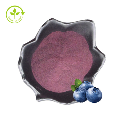 El extracto orgánico natural de Bluebery del polvo de la fruta del arándano del 100% liofilizó el polvo del arándano