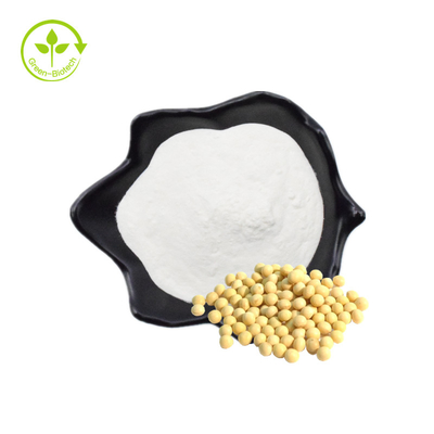 Suministro de polvo de extracto de soja natural 10% Polvo de isoflavona de soja soluble en agua