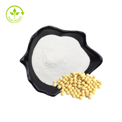 Suministro de polvo de extracto de soja natural 10% Polvo de isoflavona de soja soluble en agua