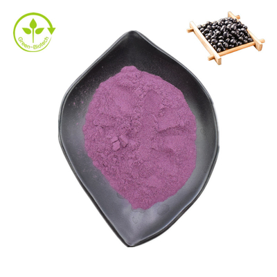 Extracto de frijol negro puro de alta calidad al por mayor extracto de cáscara de frijol negro antocianina 25% polvo de frijol negro