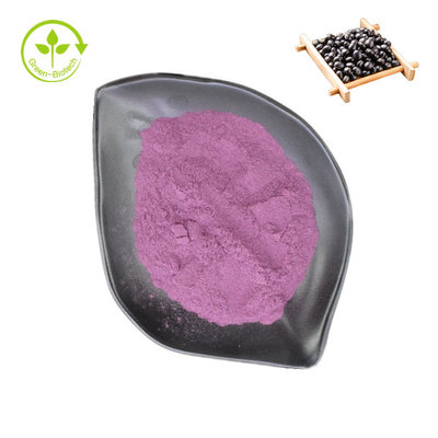 Extracto de cáscara de frijol negro 25% de antocianidinas polvo de soja negra