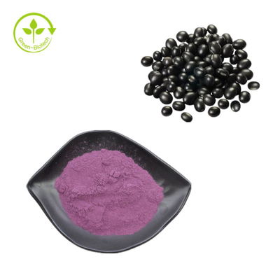 Extracto de cáscara de frijoles negros de antocianina Extracto de cáscara de soja negro en polvo