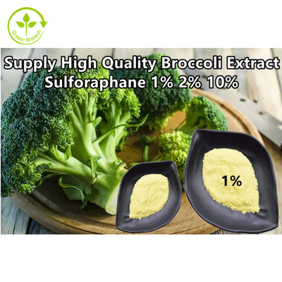 Polvo natural de Sulforaphane del extracto de la semilla del bróculi del polvo del 1% el 10% Glucoraphanin