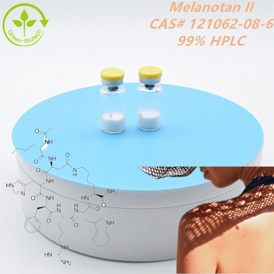 990,9% de los péptidos de Melanotan-II para el desarrollo corporal Polvo liofilizado 10 mg/ vial