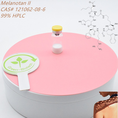 10 mg/ vial Melanotan II péptido en polvo liofilizado para la construcción corporal