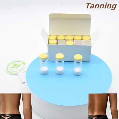 10 mg/ vial Péptido de calidad inyectable Melanotan II para el bronceado de la piel