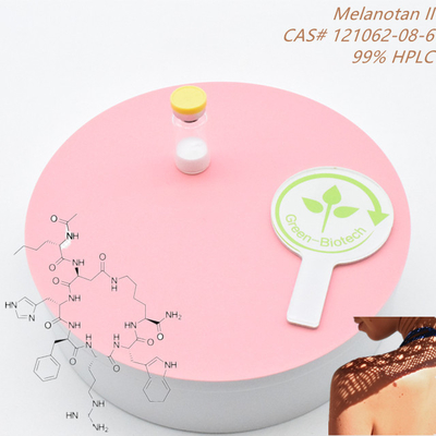 10 mg/ vial Péptido de calidad inyectable Melanotan II para el bronceado de la piel