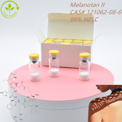 Melanotan II orgánico para el bronceado Aerosol nasal para el bronceado de la piel 10 mg