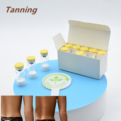 Melanotan II orgánico para el bronceado Aerosol nasal para el bronceado de la piel 10 mg