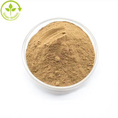 Polvo de raíz de orquídea seca 100% natural de extracto de dendrobium amarillo marrón