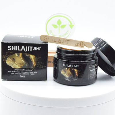 La planta natural pura extrae resina de Shilajit con ácido fulvico rico procedente del Himalaya