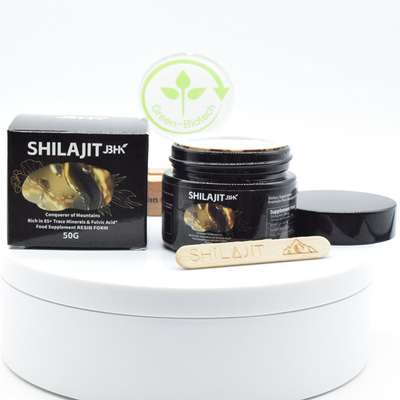 Etiqueta privada Resina orgánica de shilajit pura del Himalaya 30 g 50 g Resina de shilajit en bruto