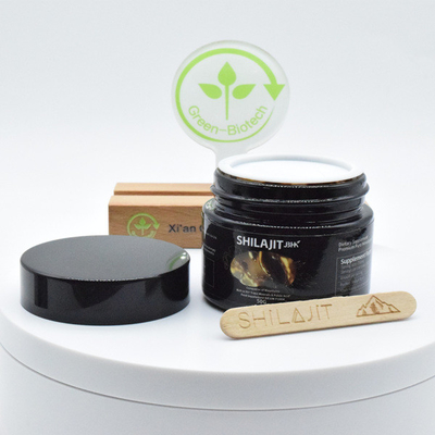 Suministro de fábrica Extracto vegetal puro Resina de shilajit rica en 50% de ácido fulvíco