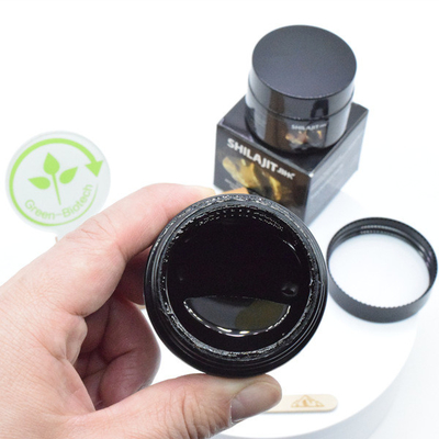 Resina de Shilajit natural 30g 50g OEM de marca privada Shilajit Suplemento de extracto vegetal fermentado