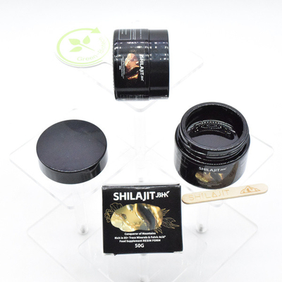 Resina orgánica de Shilajit Pura Shilajit del Himalaya Suplementos de ácido fulvíco Líquido 50%