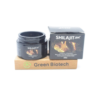 Suministro de extractos de plantas naturales puros de marca privada Shilajit resina ácido fulvíco 30% 50%