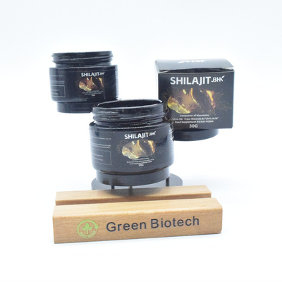 La fábrica suministra resina pura de Shilajit natural a granel con ácido fulvico