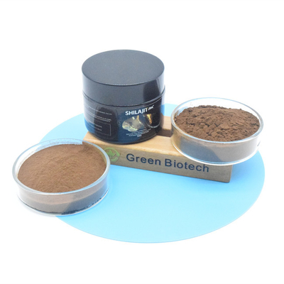 Suministro de polvo natural puro extracto de Shilajit ácido fulvico 30% 50% Con buenas críticas