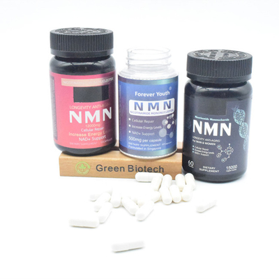 Alta pureza 99% NMN en polvo Nicotinamide Mononucleotide para suplementos de NMN cápsulas