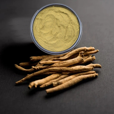 Extracto de raíz de ashwagandha polvo marrón 5% Withanolide para cápsulas de ashwagandha maca
