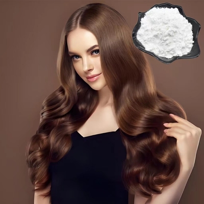 Extractos naturales de plantas de venta caliente Polvo cosmético de biotina para el cabello