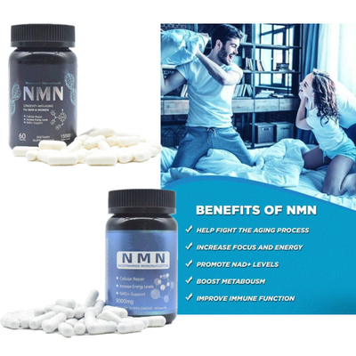 Aumento puro de la energía de la cápsula del suplemento de la longevidad 600mg Nmn