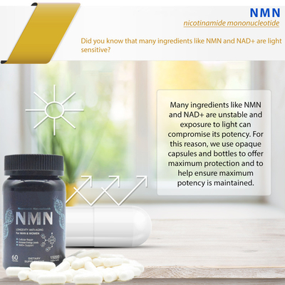Aumento puro de la energía de la cápsula del suplemento de la longevidad 600mg Nmn